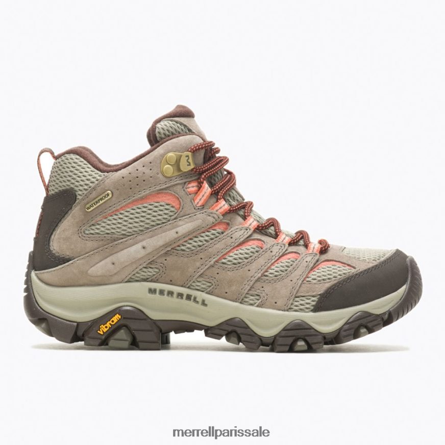 Merrell moab 3 mid étanche (j035848) 400HN1032 chaussures cordon élastique femmes