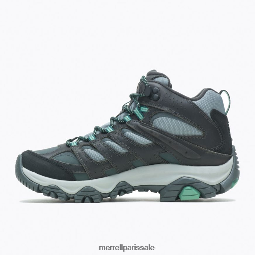 Merrell moab 3 thermo mid imperméable grande largeur (j036650w) 400HN1147 chaussures roche/jade femmes