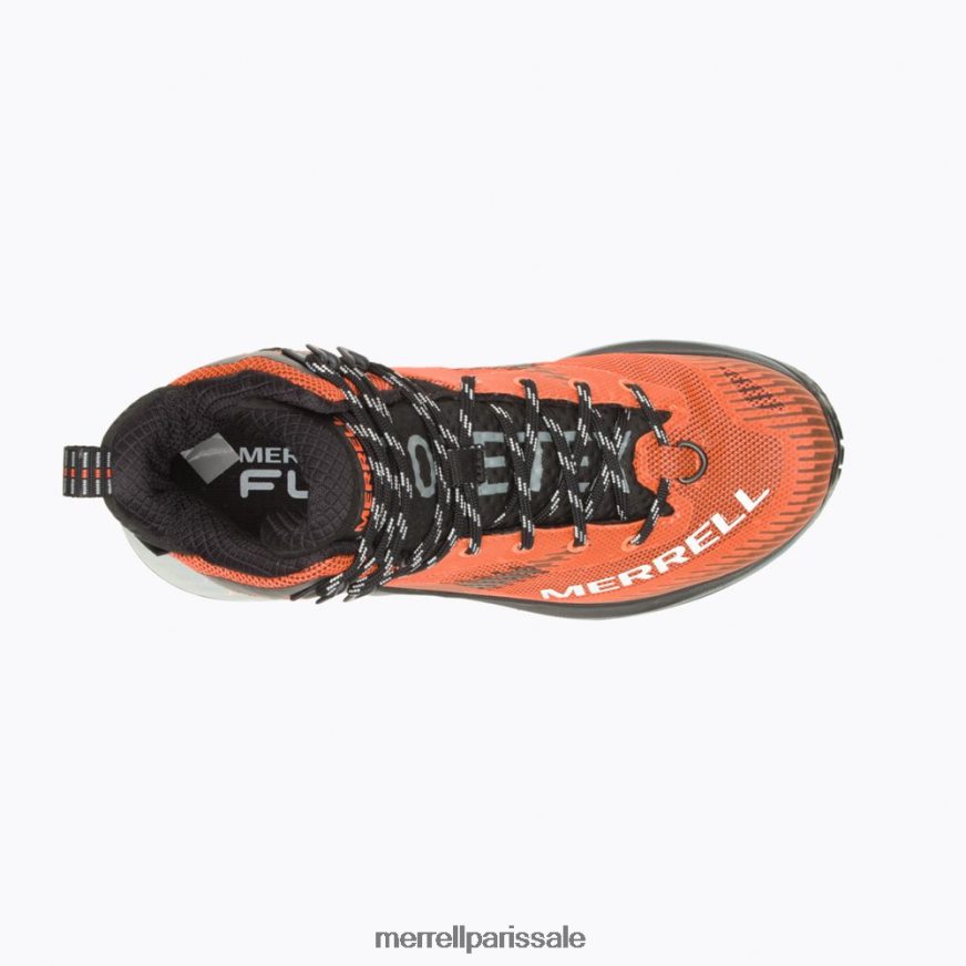 Merrell randonneur voyou milieu gore-tex (j037332) 400HN834 chaussures orange femmes