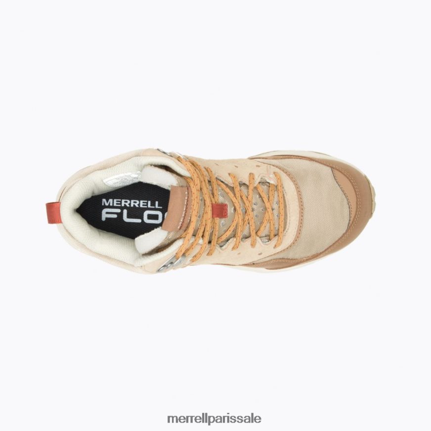 Merrell speed solo mid étanche (j005386) 400HN829 chaussures tabac/or femmes