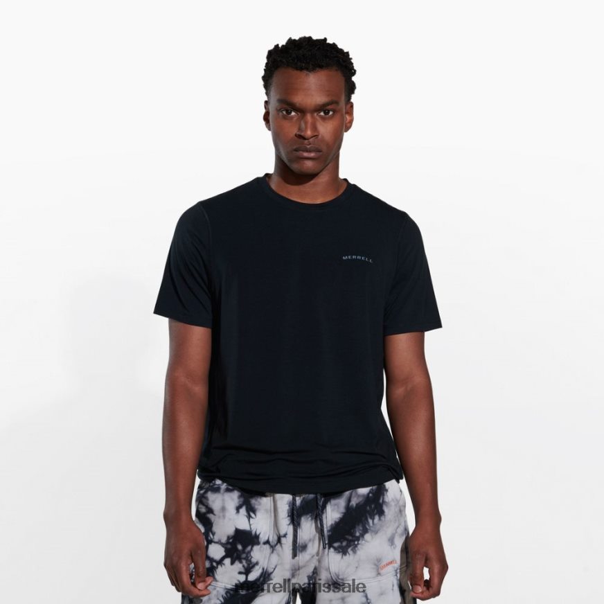 Merrell t-shirt de tous les jours avec tencel (jms26443-010) 400HN147 vêtements noir Hommes