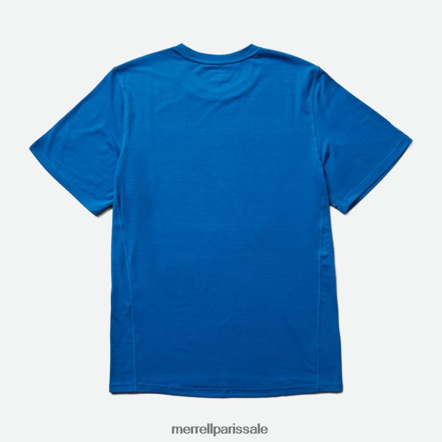 Merrell t-shirt de tous les jours avec tencel (jms26443-352) 400HN152 vêtements bleu Hommes
