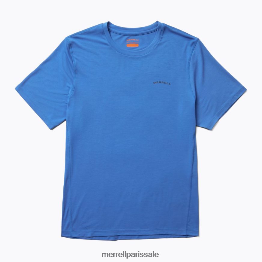 Merrell t-shirt de tous les jours avec tencel (jms26443-439) 400HN148 vêtements bleu victoria Hommes