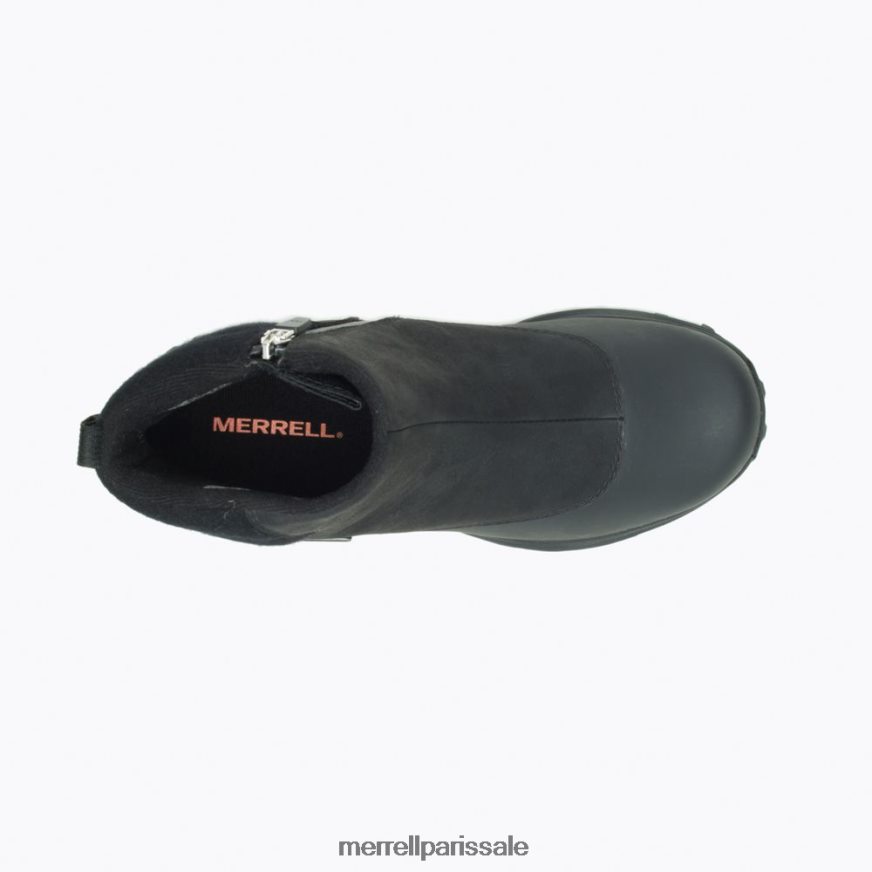 Merrell thermo kiruna mid zip étanche (j035090) 400HN1328 chaussures noir/canal femmes