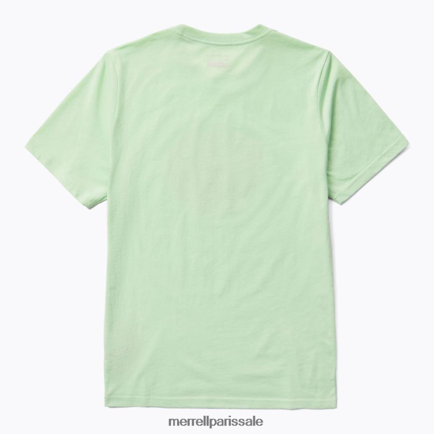 Unlikely Hikers X Merrell t-shirt à manches courtes (jms26681-330) 400HN450 vêtements vert brume Hommes