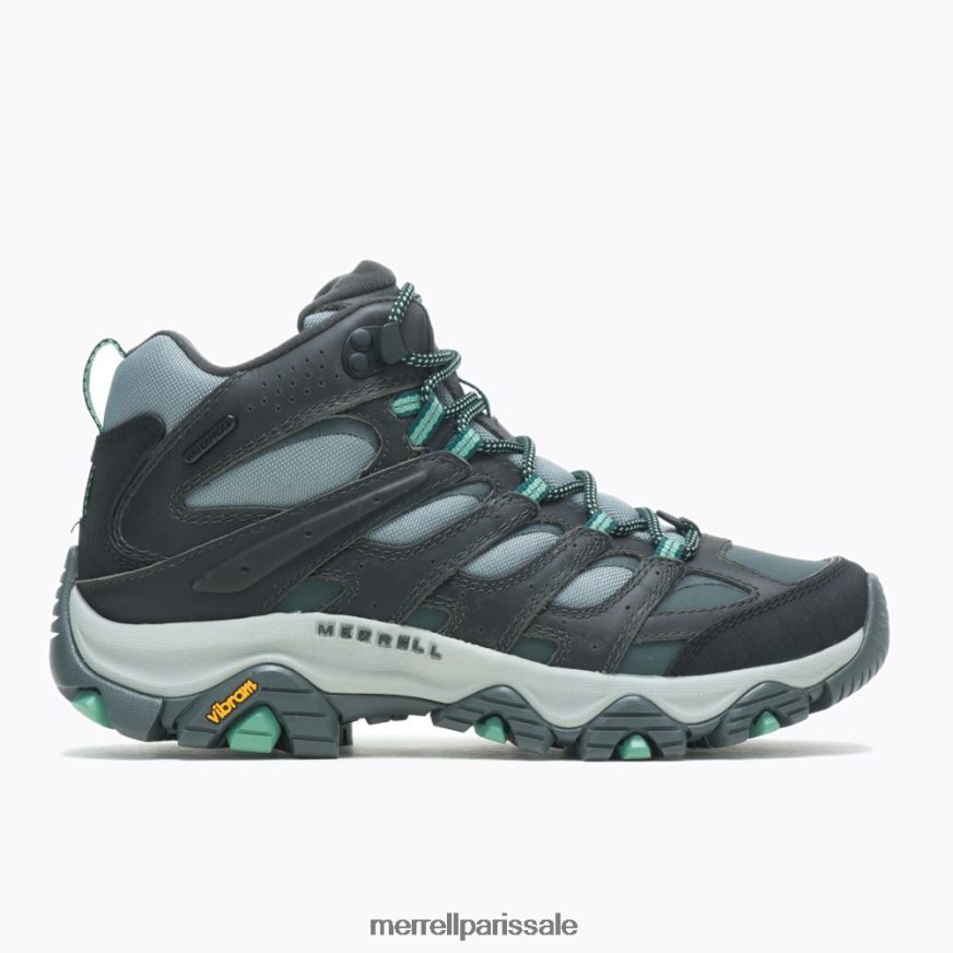 Merrell moab 3 thermo mid imperméable grande largeur (j036650w) 400HN1147 chaussures roche/jade femmes