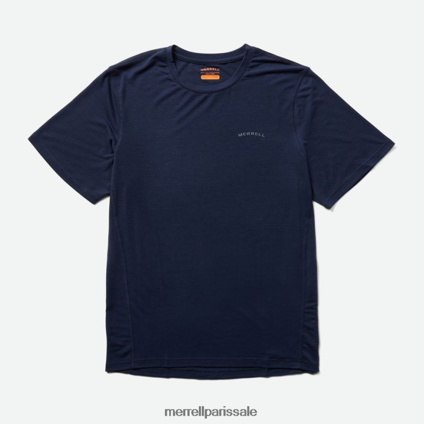 Merrell t-shirt de tous les jours avec tencel (jms26443-353) 400HN155 vêtements marine Hommes